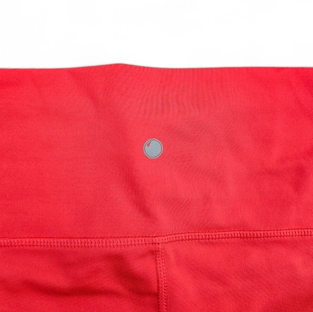 Yogalicious Lux Red High-Rise Biker Shorts, Size M - Picture 4 of 4